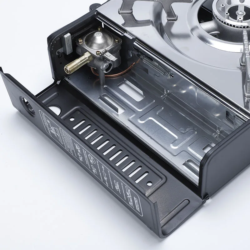 Top Ranking Multifunctional Camping Gas Stove Set Portable Double Burner Gas Cooker With Grill