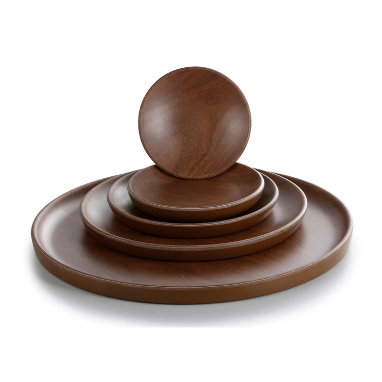 Wholesale New Walnut Design Unbreakable 100% Melamine Wood