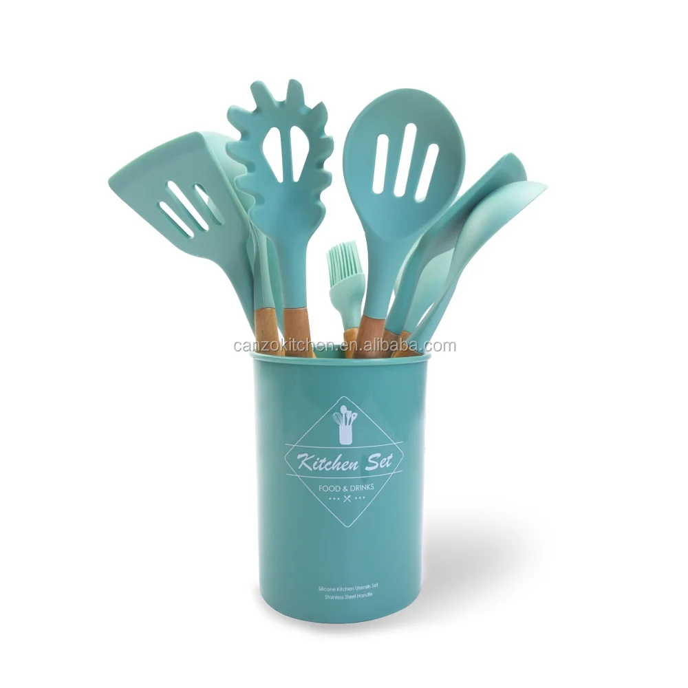 8 silicone utensil