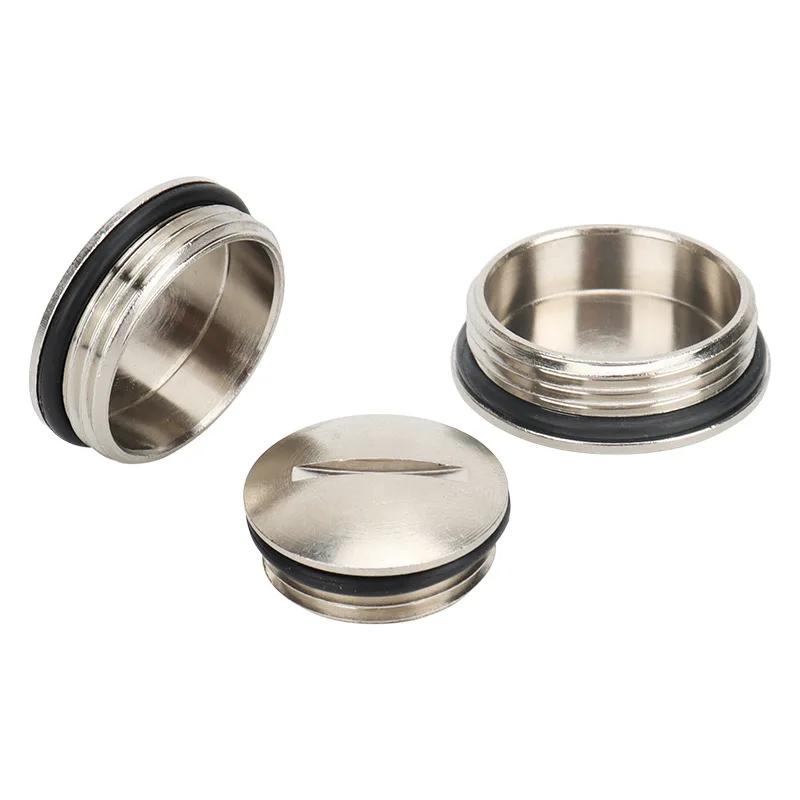 Metal end cover metal stopper Steel Screw Plug  Round Head Screw Plug Metal Screw Dummy Gland
