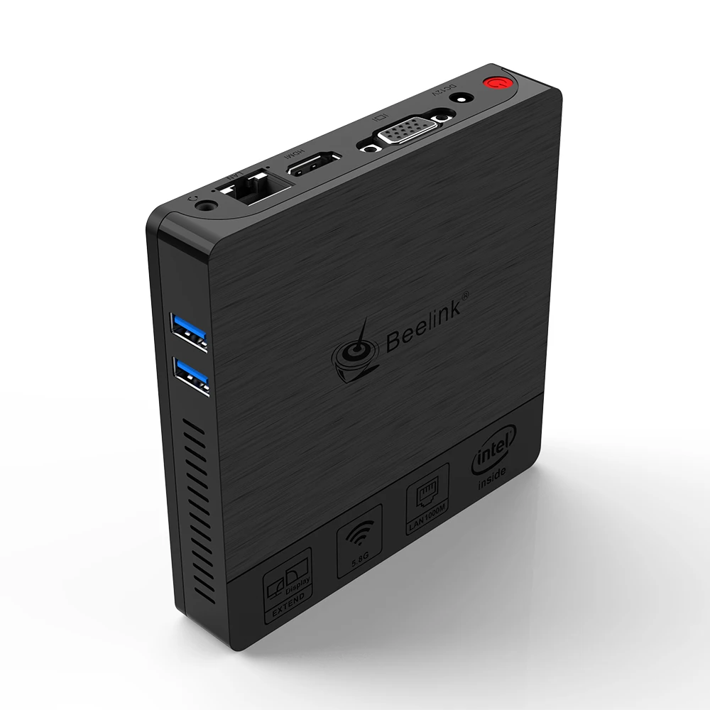 Newest gaming  mini desktop pc Atom x5-Z8500 Processor 2M Cache 1.44GHz up to 2.24GHz