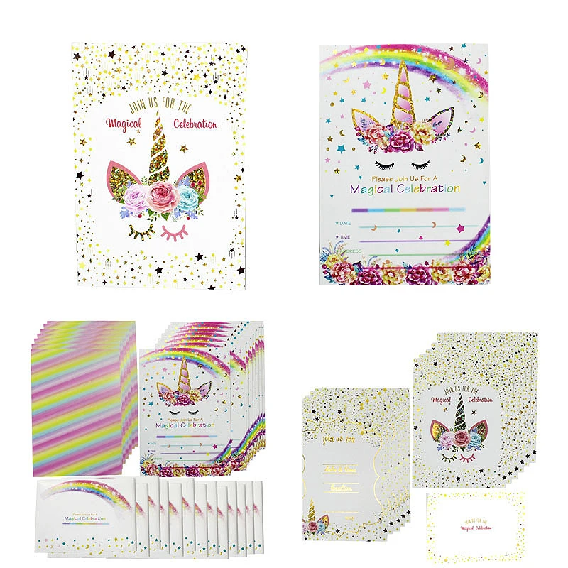 Factory Manufacturer of Customized Handmade 3D Gold Foil Decorative Pink Folded Valentine Greeting Card with Envelope