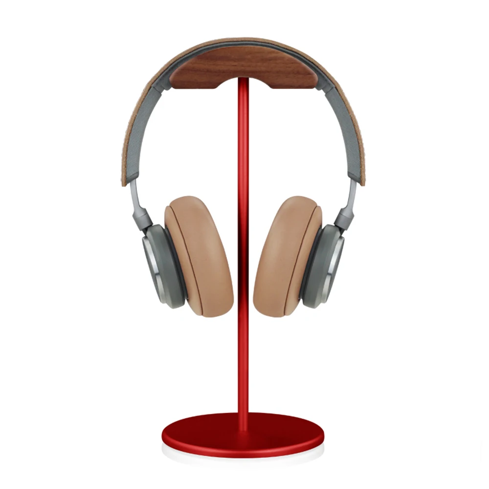 Алюминиевый металлический деревянные наушники Дисплей Подставка деревянная подставка для наушников наушники держатель