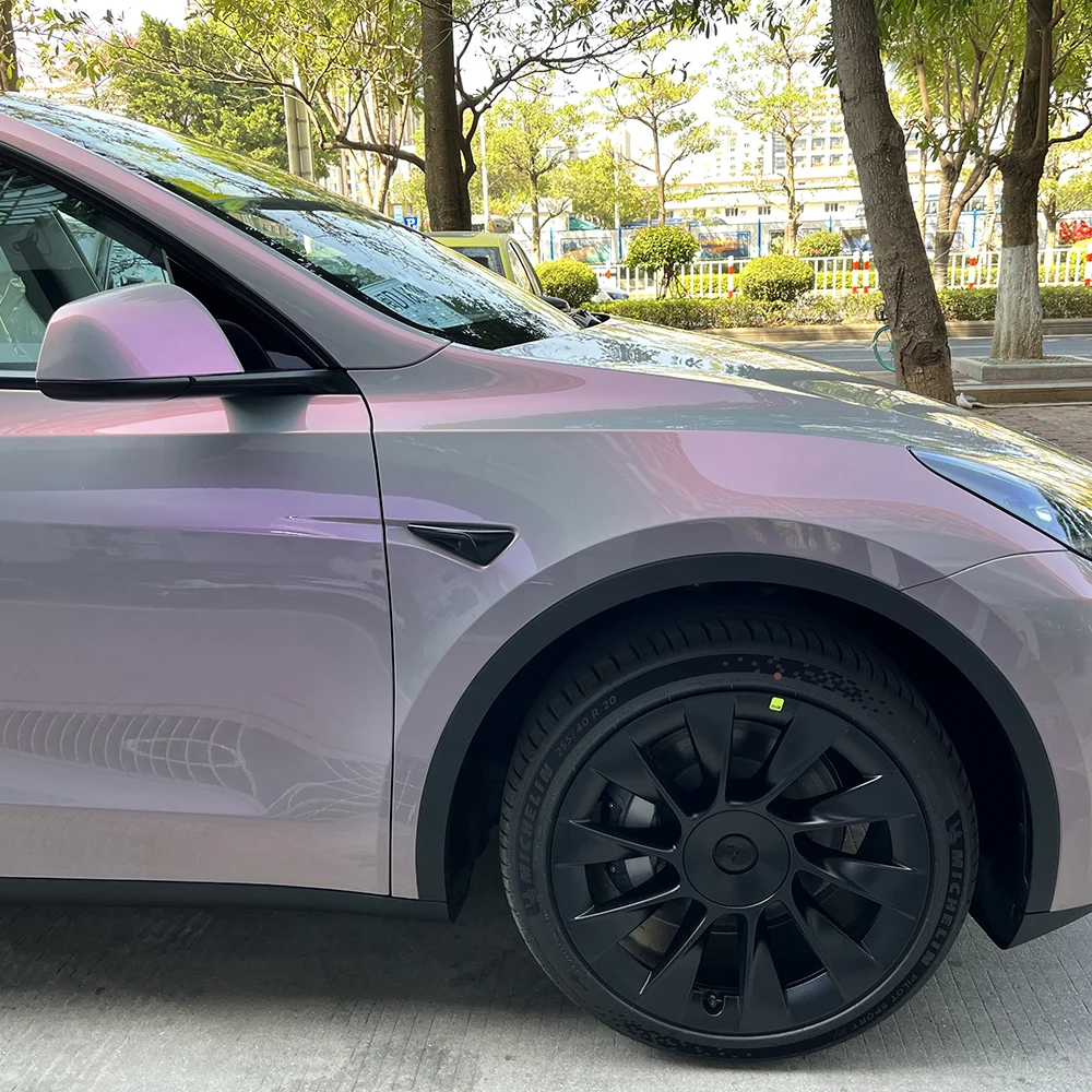 5 Years Warranty TSAUTOP 1.52*17m Magic Candy Color Flip Volcano Grey Anti-abrasion Non-yellowing TPU PPF Auto Paint Protection
