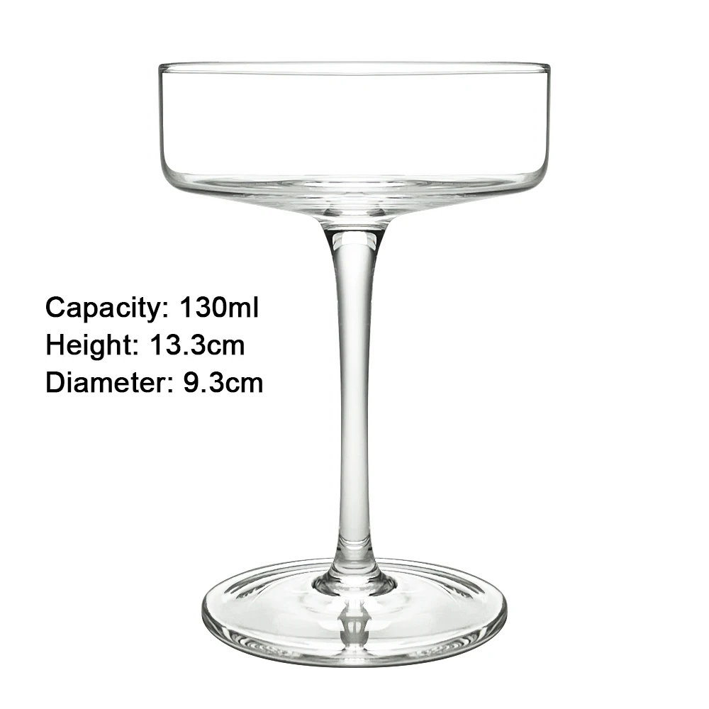 Factory Direct Sell Crystal Luxury Flute Champagne Glasses Custom Wine Glass Hand Blown Goblet for Wedding Party
