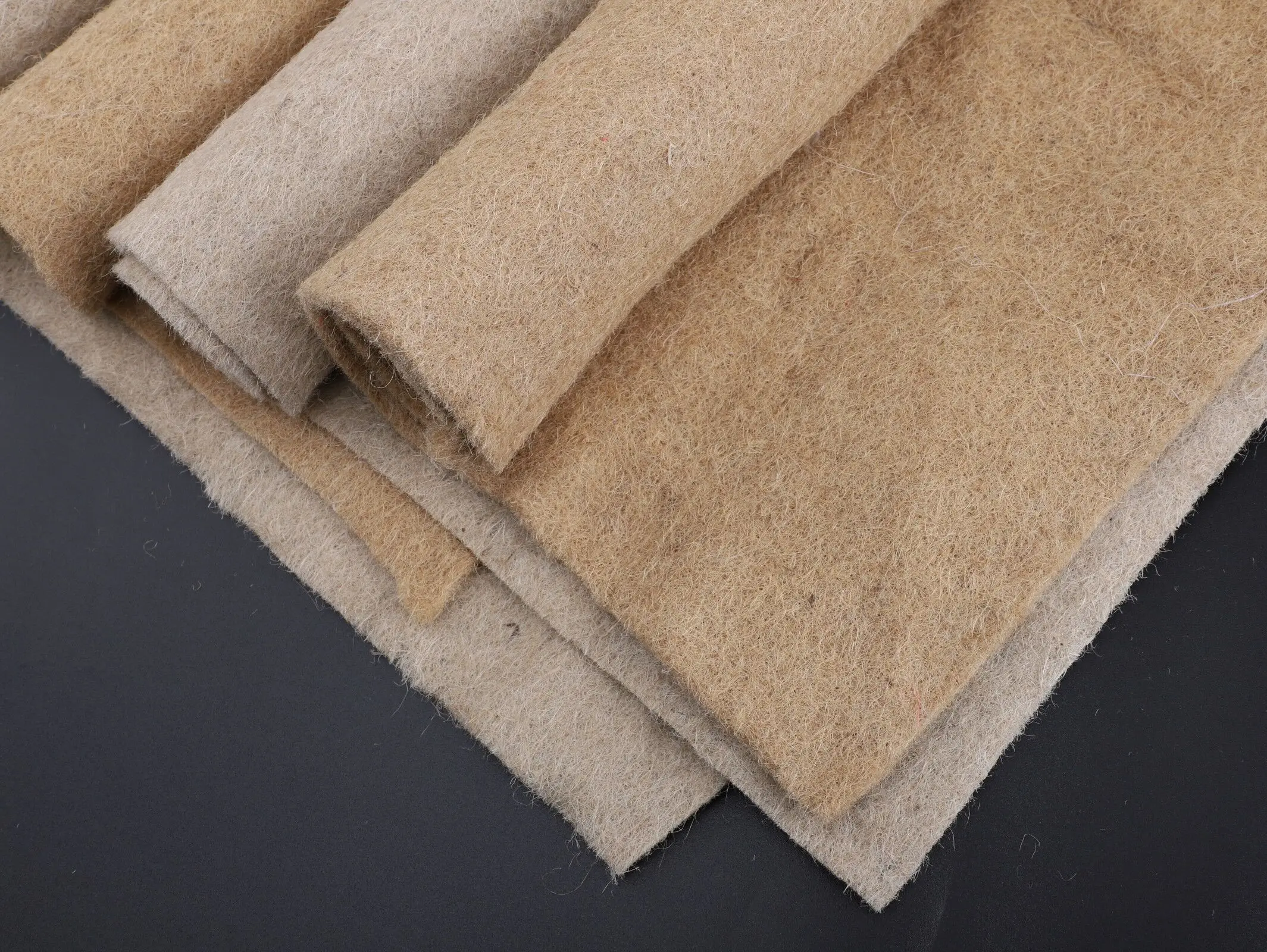 Biodegradable Needle Punched Felt Jute Felt Fabric Rolls For Agriculture