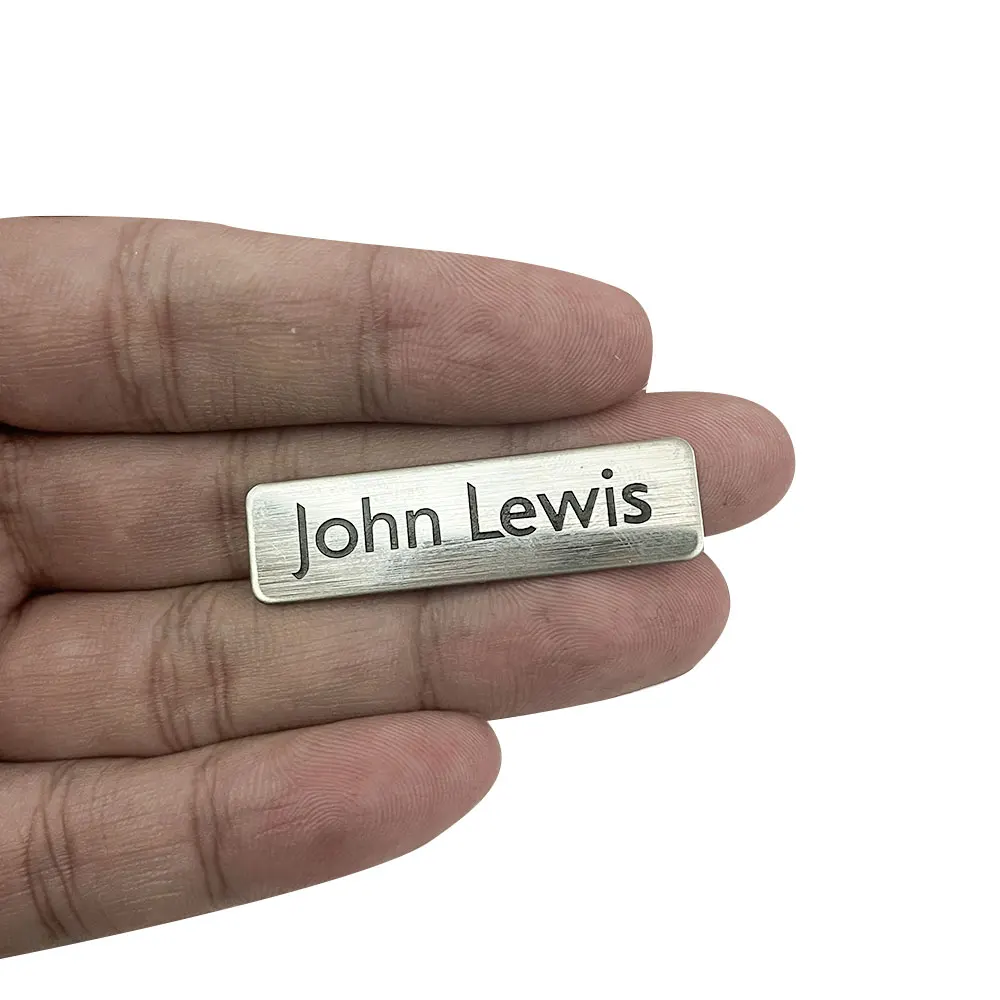 Cheap wholesale custom custom stainless steel nameplate steel logo for furniture