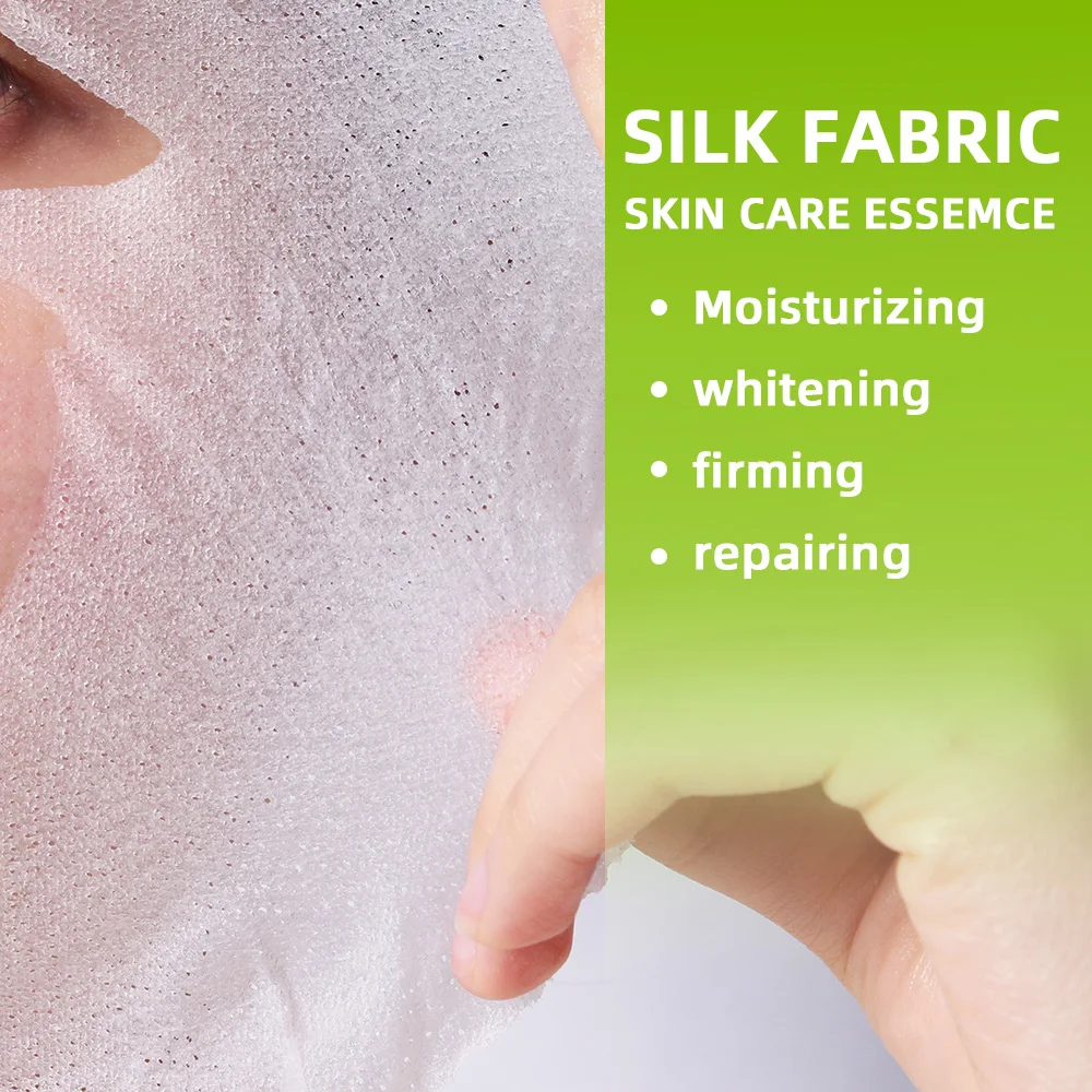 Korean Beauty Skin Care Face Hydrating Whitening silk sheet biocellulose mask