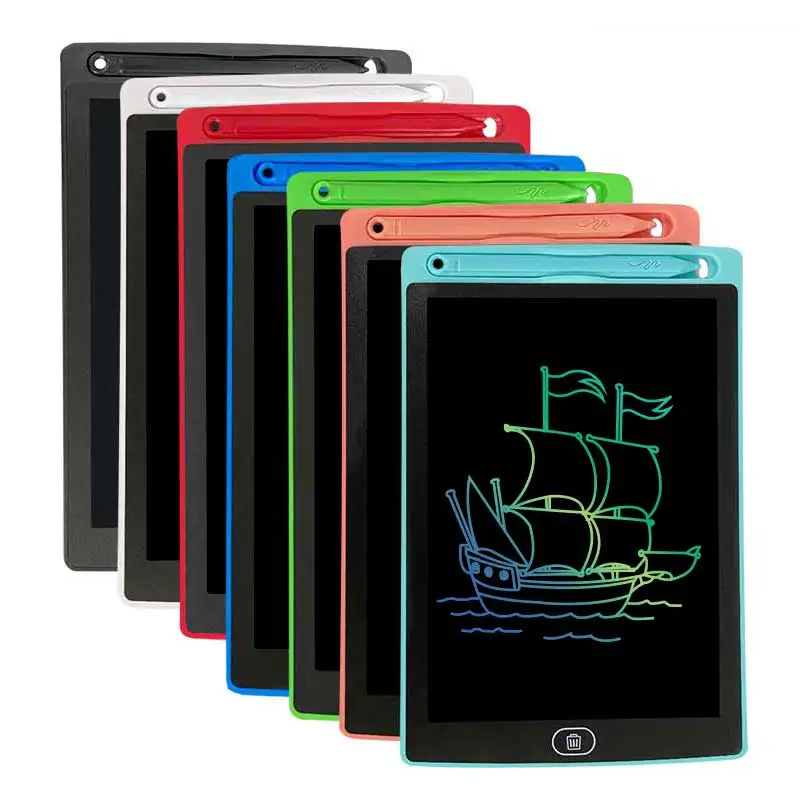 LCD Smart Board Electronic Drawing Tablet Writing Pad for Kids Hot Selling 8.5 Inch White Black Red Blue Green 221*146*4.5mm ABS