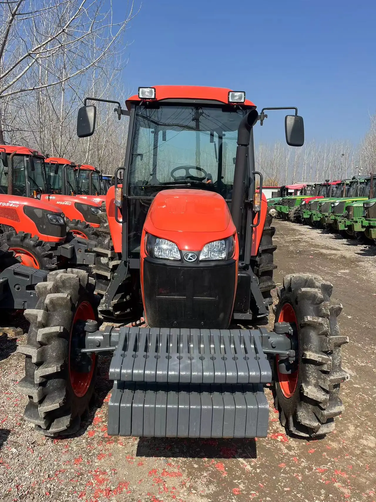 new arrival high quality 95hp Japan KUBOTA used tractor 4*4 tractor
