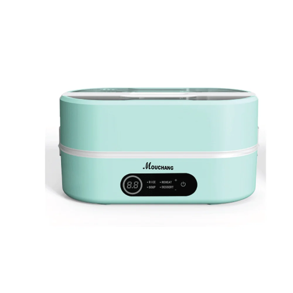 double round 304SS inner bowl Mini lunch heating box Electric rice heater