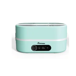 double round 304SS inner bowl Mini lunch heating box Electric rice heater
