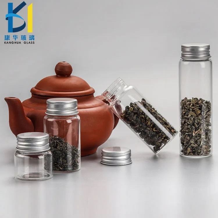 50ml 70ml Screw Cap Sample Test Glass Tube Bottle