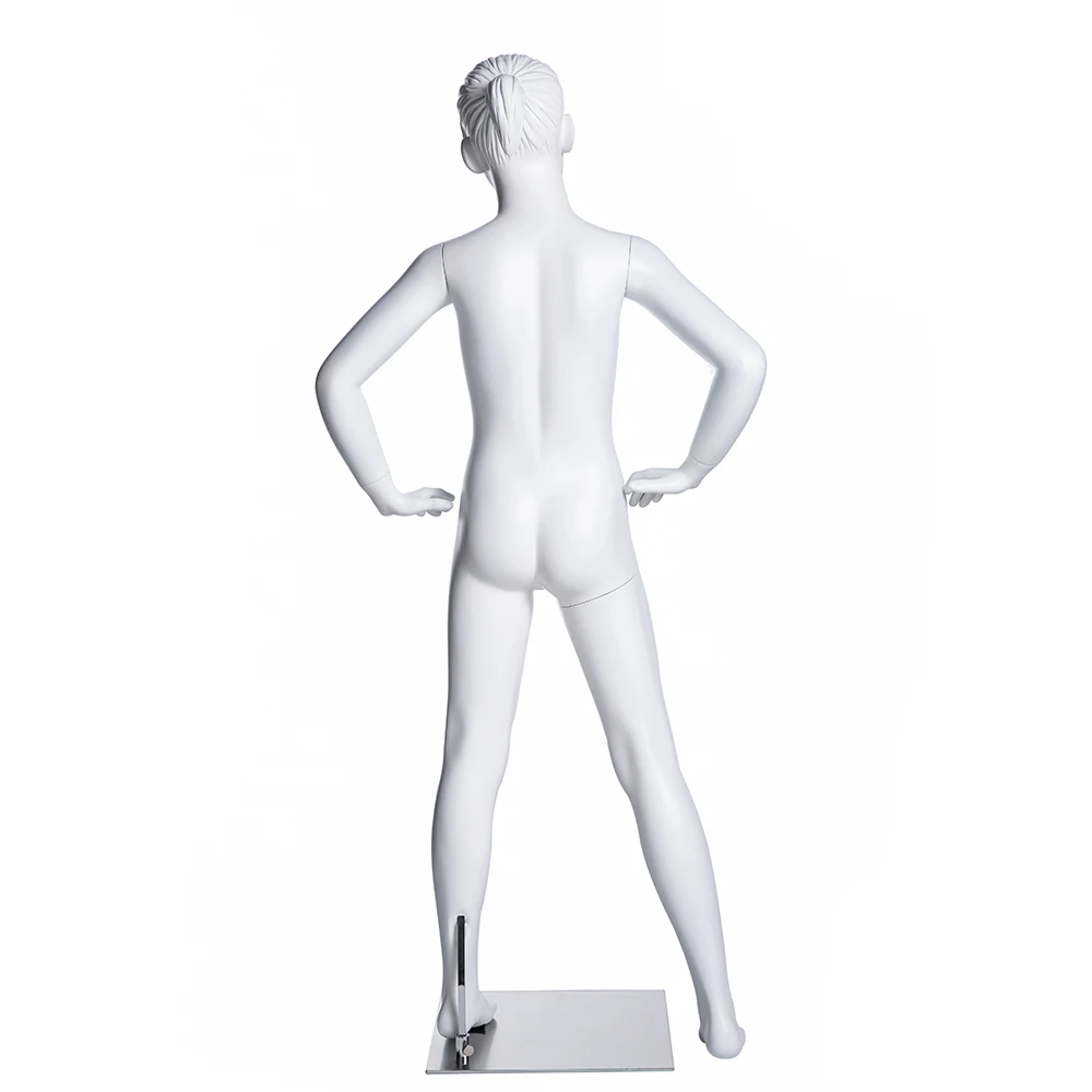 Child Dummy Tony-2 Fashion Girl Dress Display Children Model Full Body White Fiberglass Young Girls Mannequin