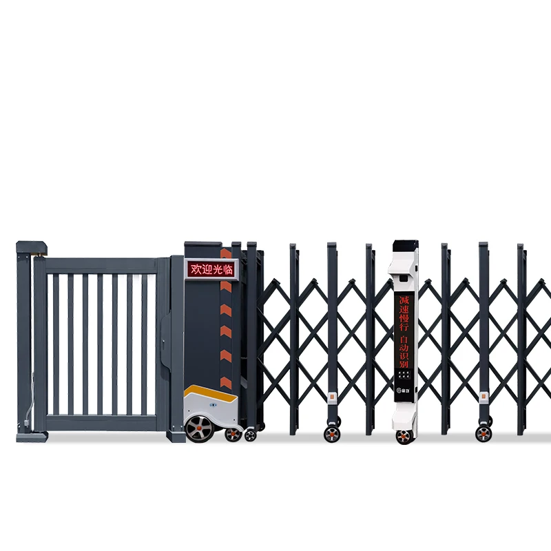 Retractable Stainless Steel Automatic Telescopic Folding Security Gate Door High Quality Wholesale