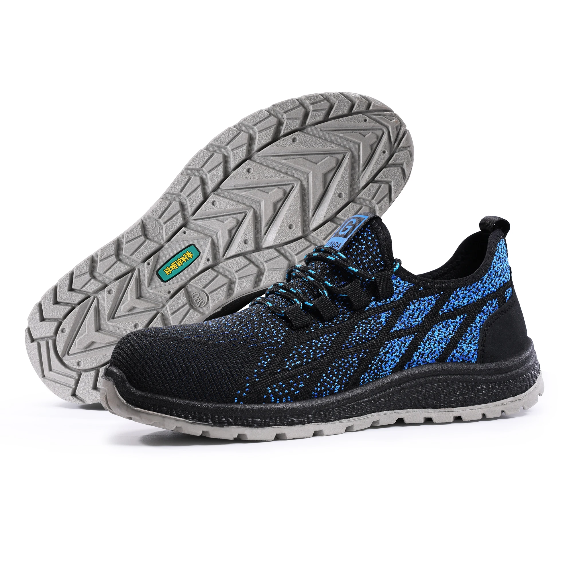 Fashion Steel plate midsole working protection safety shoes European standard steel toe safety shoes