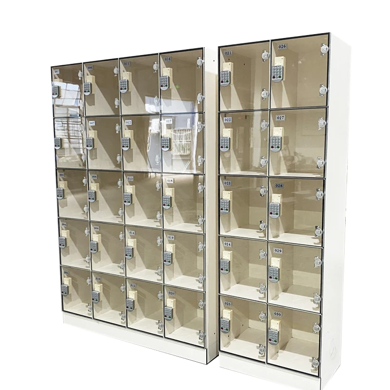 Fumeihua Plastic Acrylic Door Storage Locker Cabinet Manufacturers Transparent with Num Lock