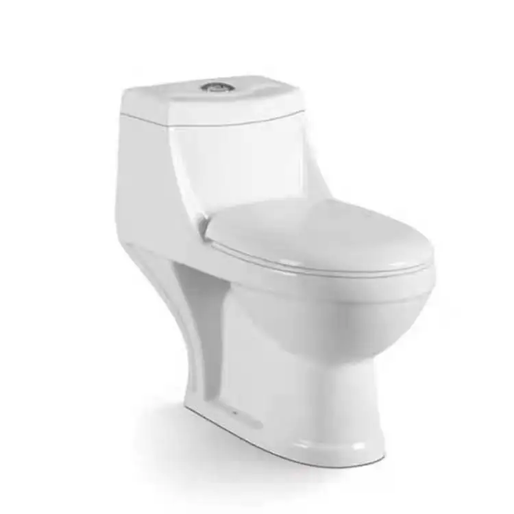 Modern Design Dual Flush Ceramic Sanitary Wares Saudi Arabia New Release Wall-Mounted One Piece Inodoro Toilets