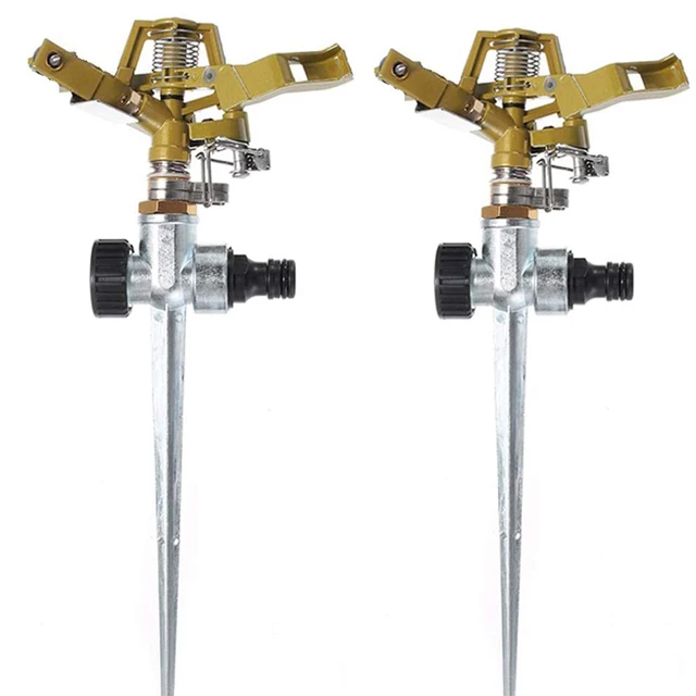 Adjustable Metal Pulsating  Sprinkler Farm Irrigation System 360 Degree Impact Sprayer