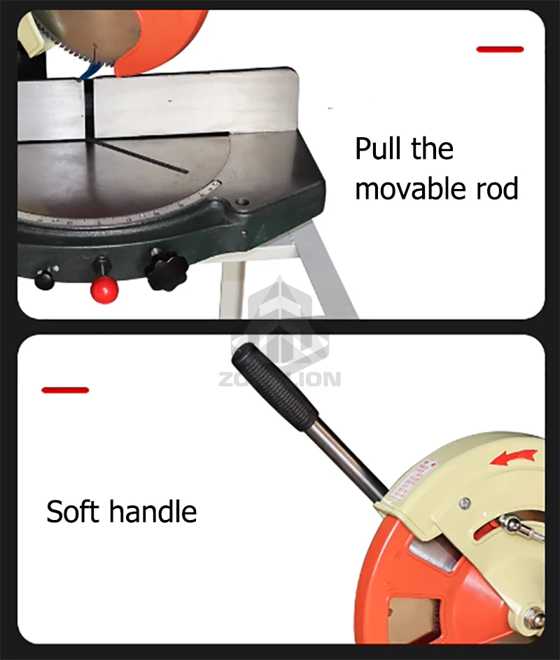 Aluminum Profile Cutting Saw Machine With Digital Meter