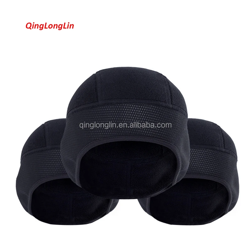 Шапка для часов Qinglonglin из флиса термозащитная тактическая шапка велоспорта подкладка под шлем флисовая ветрозащитной защиты