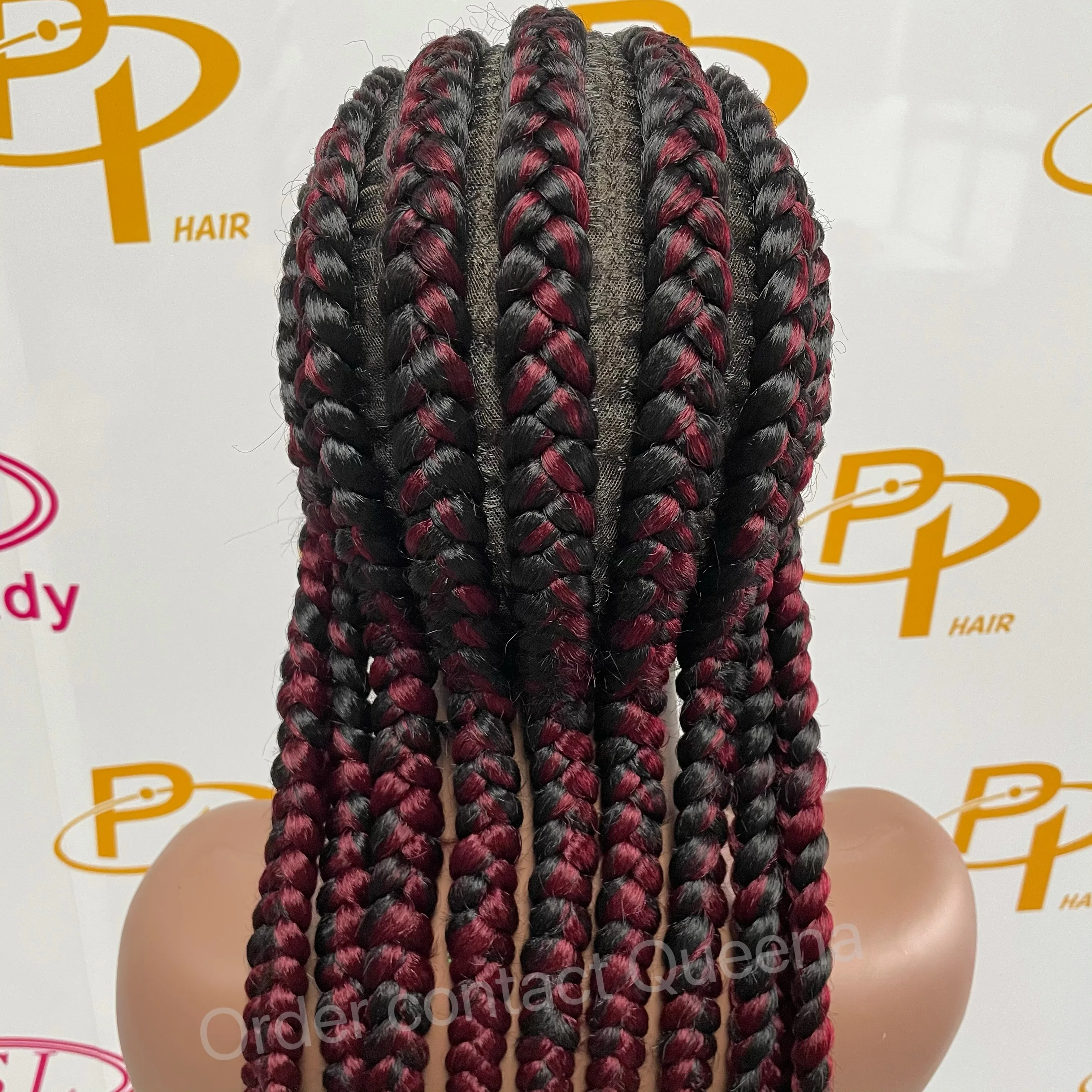 fashion style full lace braided wigs lace front knotless braid wigs knotless braid wigs