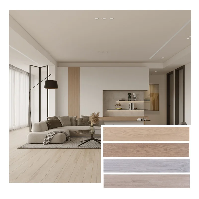 New Arrival Grain 150*900 Wooden Texture Look Ceramic Wood Look Finish Floor And Wall Porcelain Tile For Bedroom