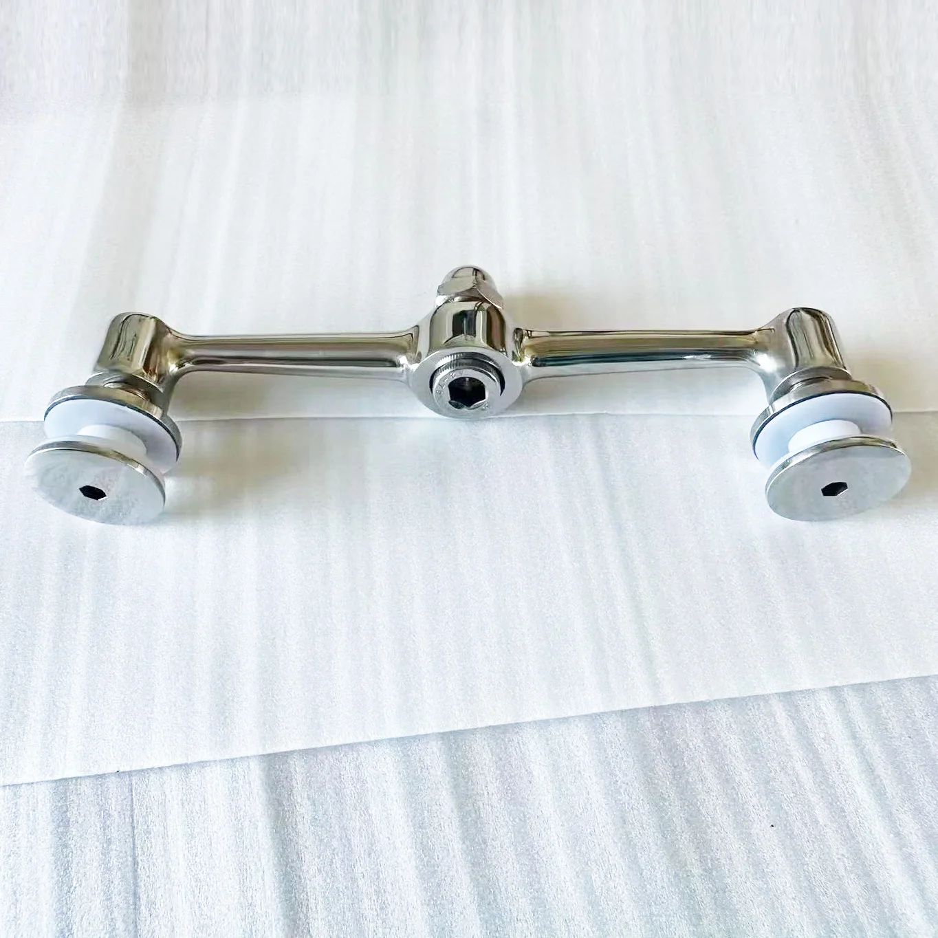 Stainless Steel Glass Canopy Clip Balustrade Handrail Post Class Clamp Fittings