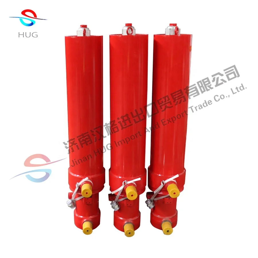 China factory supply long stroke multi stages lift kits FE type hollow Telescopic Hydraulic Cylinder for dump truck