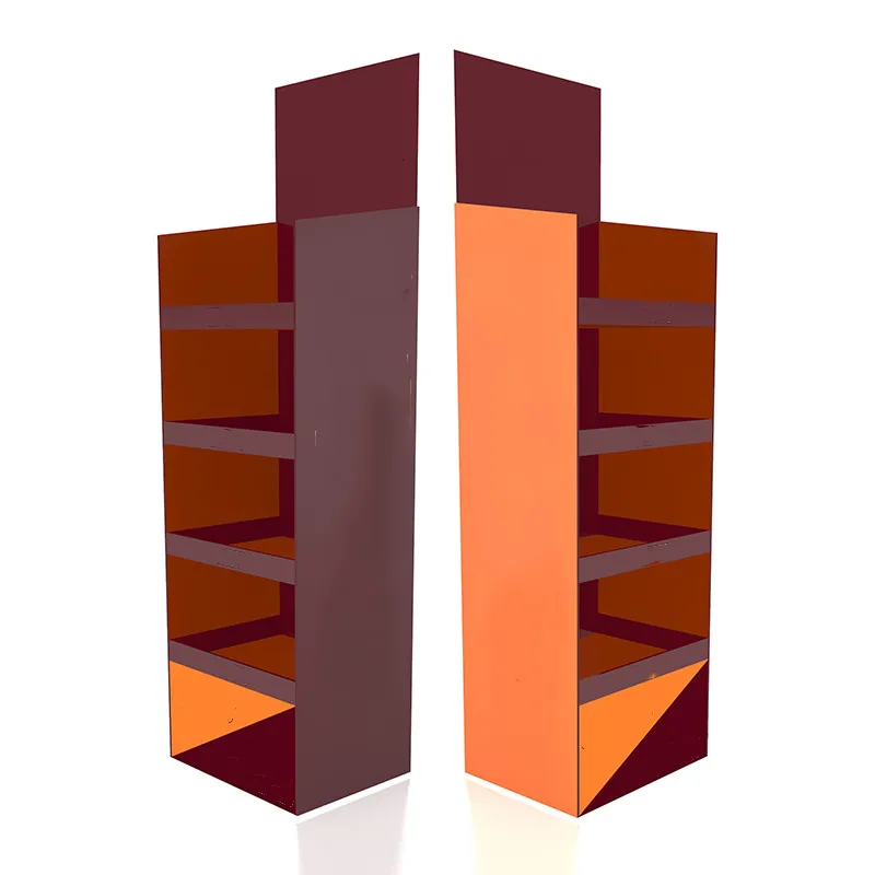 Custom Retail Store Paper Display Racks Promotion Free Standing Pos Floor Corrugated Stand Cardboard Funko Pop Display