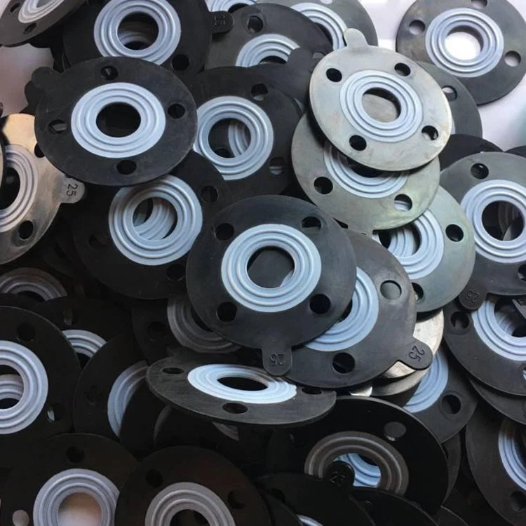 Полнолицевая PTFE соединенная EPDM прокладка для фланца