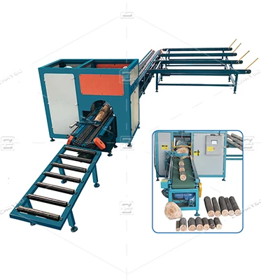 Cnc Automatic Round Log Power Saw Machine Wood Cutting Machines Woodworking Circular Timber Cross Cut Off Saw Line High Speed