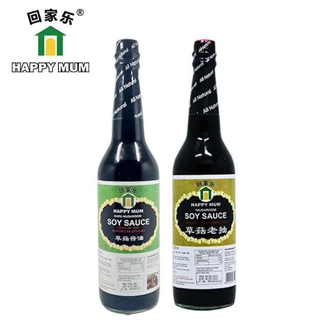 JOLION Hot Sales Happy mum brand 1000ml PET bottle Classic Traditional dark mushroom soy sauce