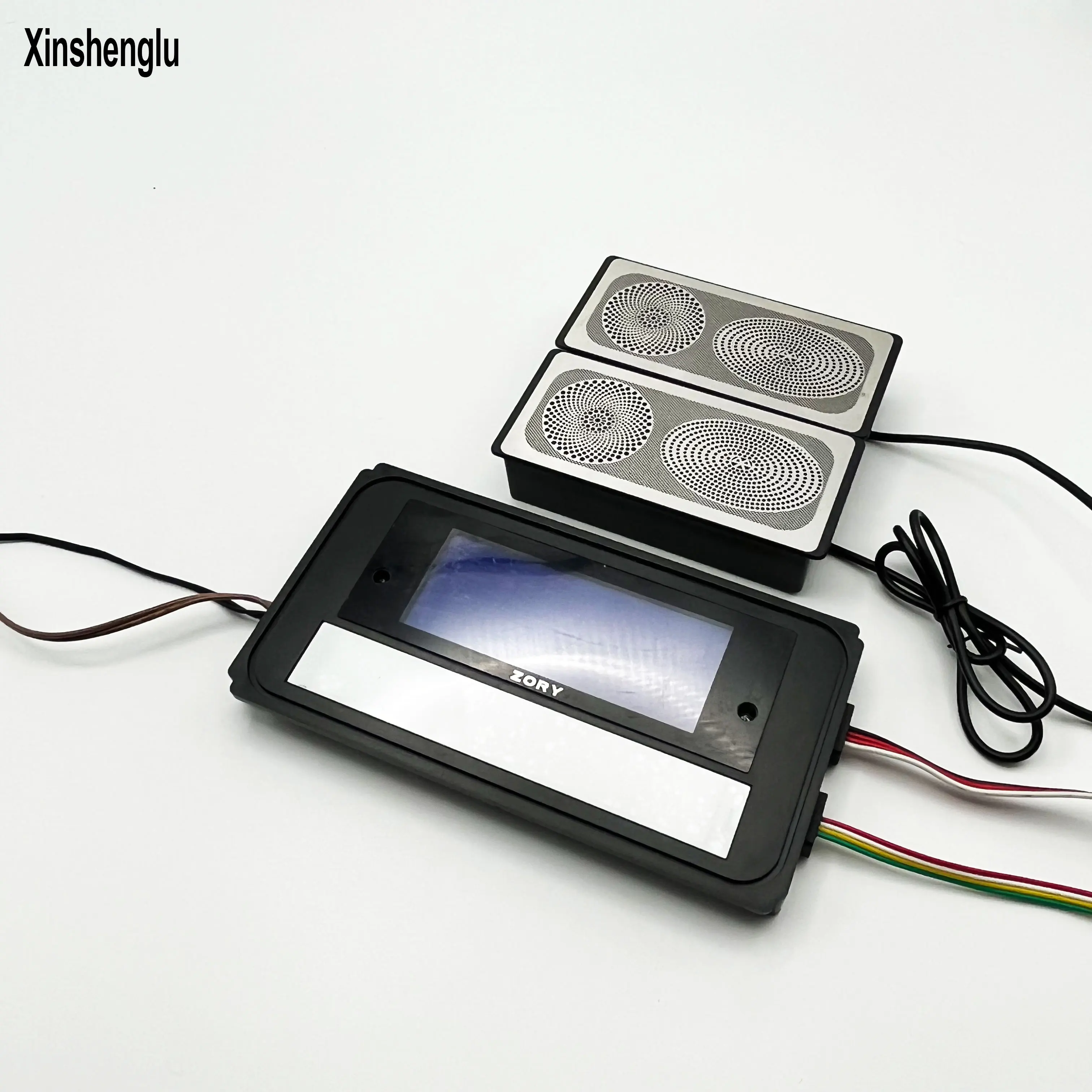 In-stock 48W Speaker Defogger Time And Temperature Display Mirror Three Color Touch Switch With USB Socket