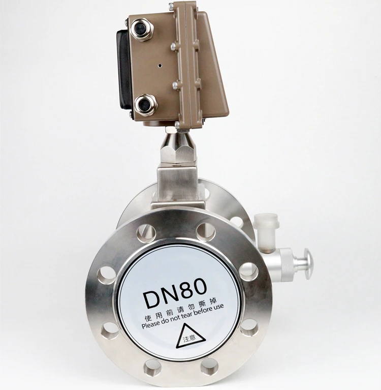 High Pressure Dn150 Gas Turbine flow meter 4-20mA Oxygen Nitrogen Natural gas Turbine flow meter