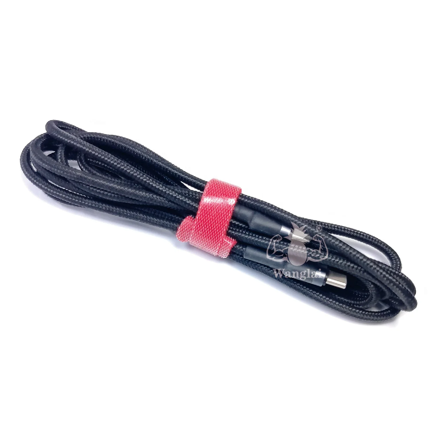 Colorful Hook And Loop Cable Tie Strap Flexible Automatic Double Side Reusable Carry Self Gripping Cinch