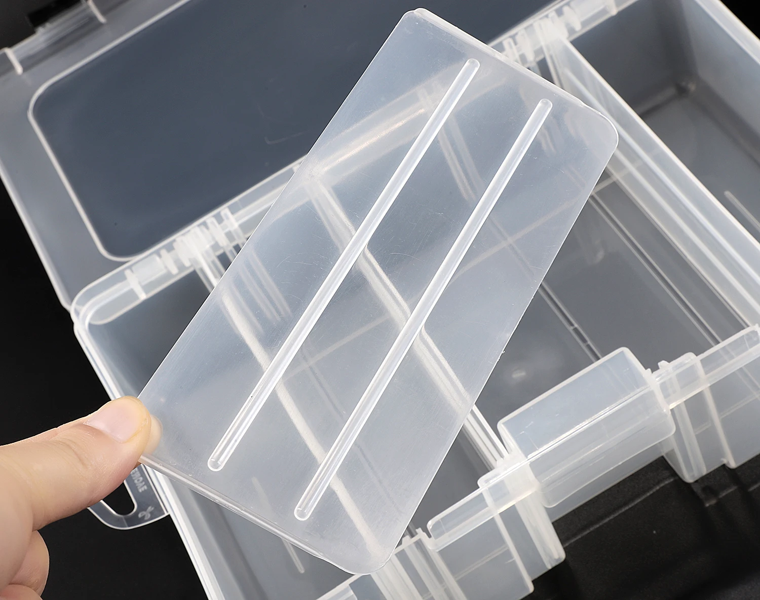 Customizable fish hook box fishing tackle storage bait box fishing accessories storage box