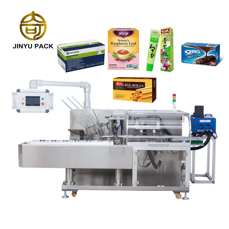 Automatic Horizontal Cartoning Wrapping Food Packing Box Making Machine