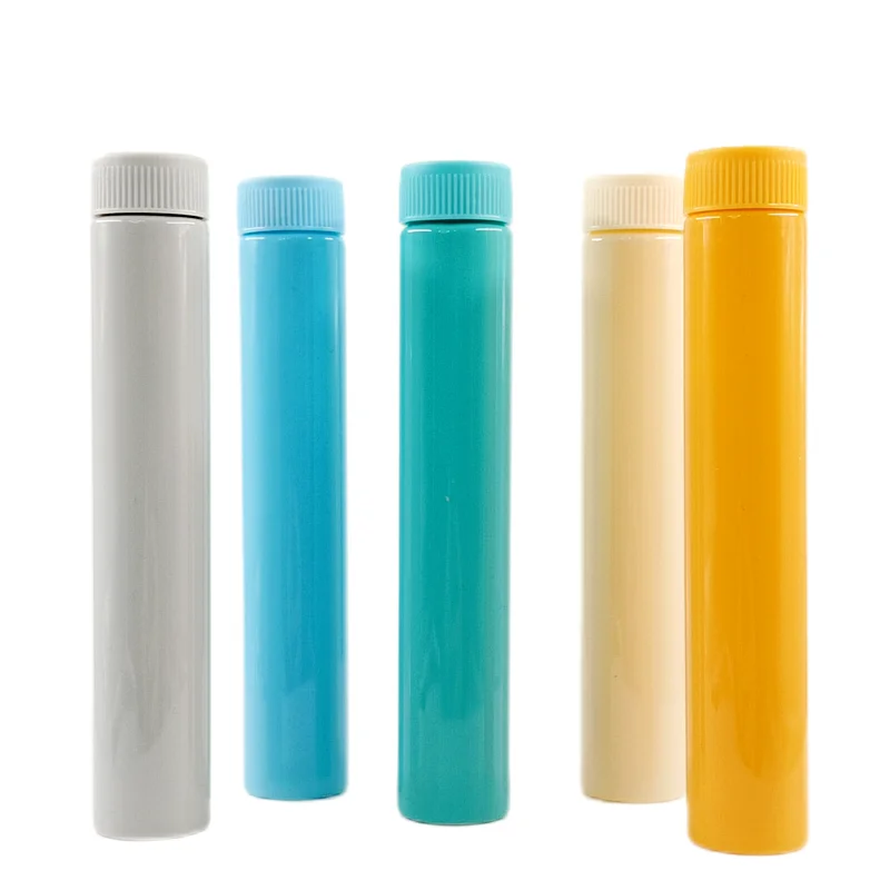 High Quality Customized 125 mm Cartridges Packaging Tubes CR Plastic J Tubes Cartridge Containers Push Down Turn Tubes