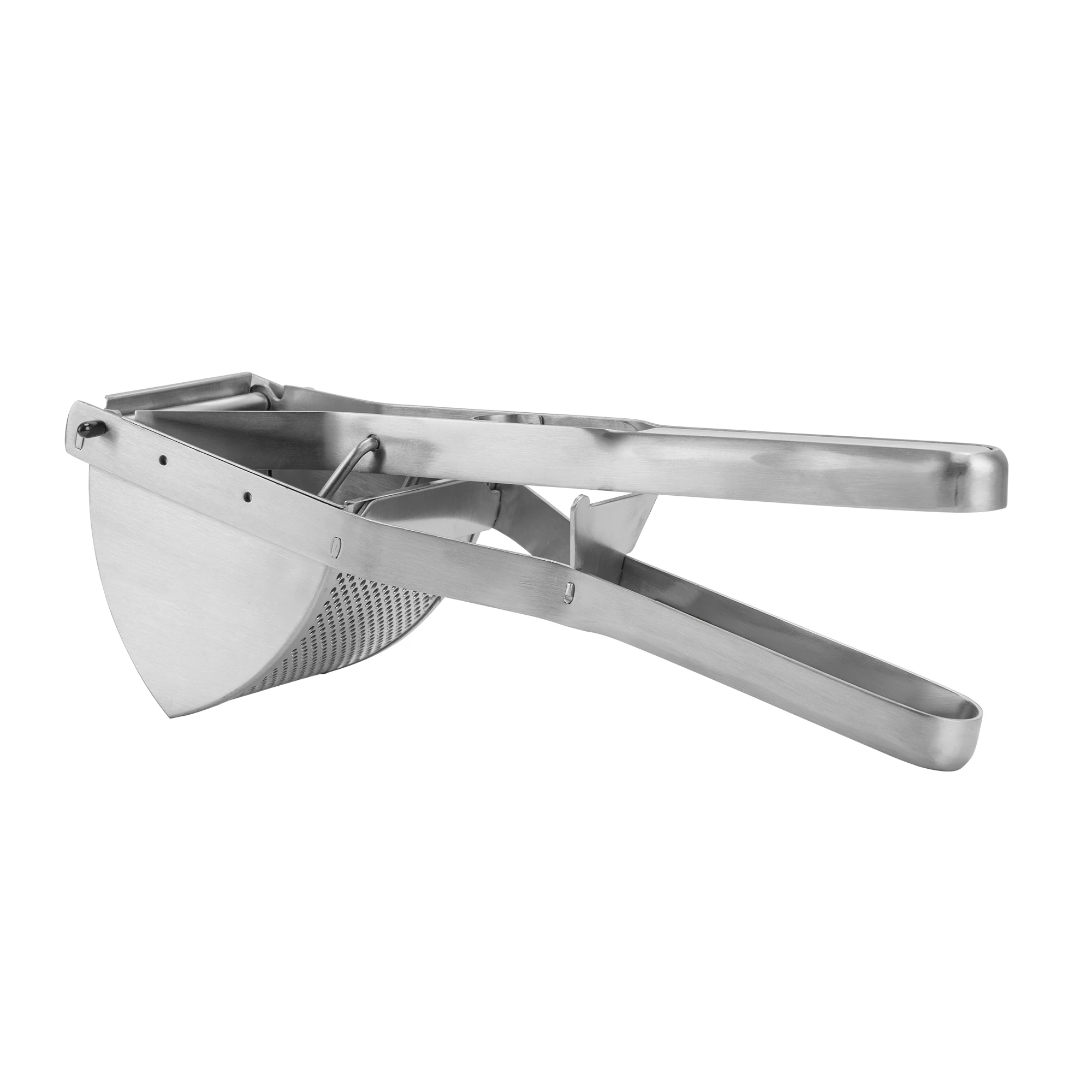 12-Inch Heavy-Duty Stainless Steel Potato Ricer Food Press Strainer for Fruit and Vegetables Versatile Potato Masher Tool
