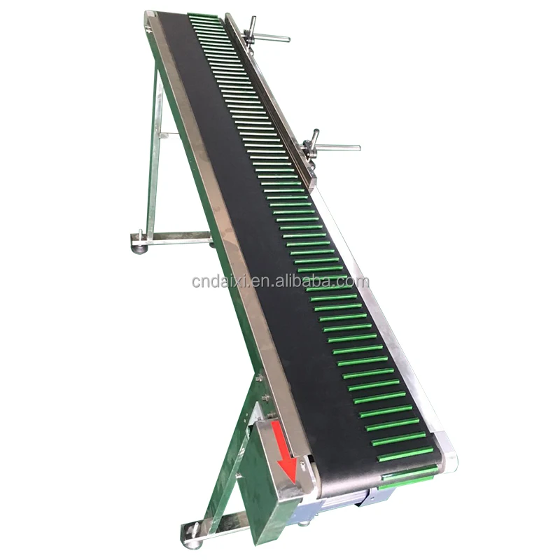 DAIXI automatic conveyor table adjustable speed line hand-held inkjet printer production date pagination conveyor belt