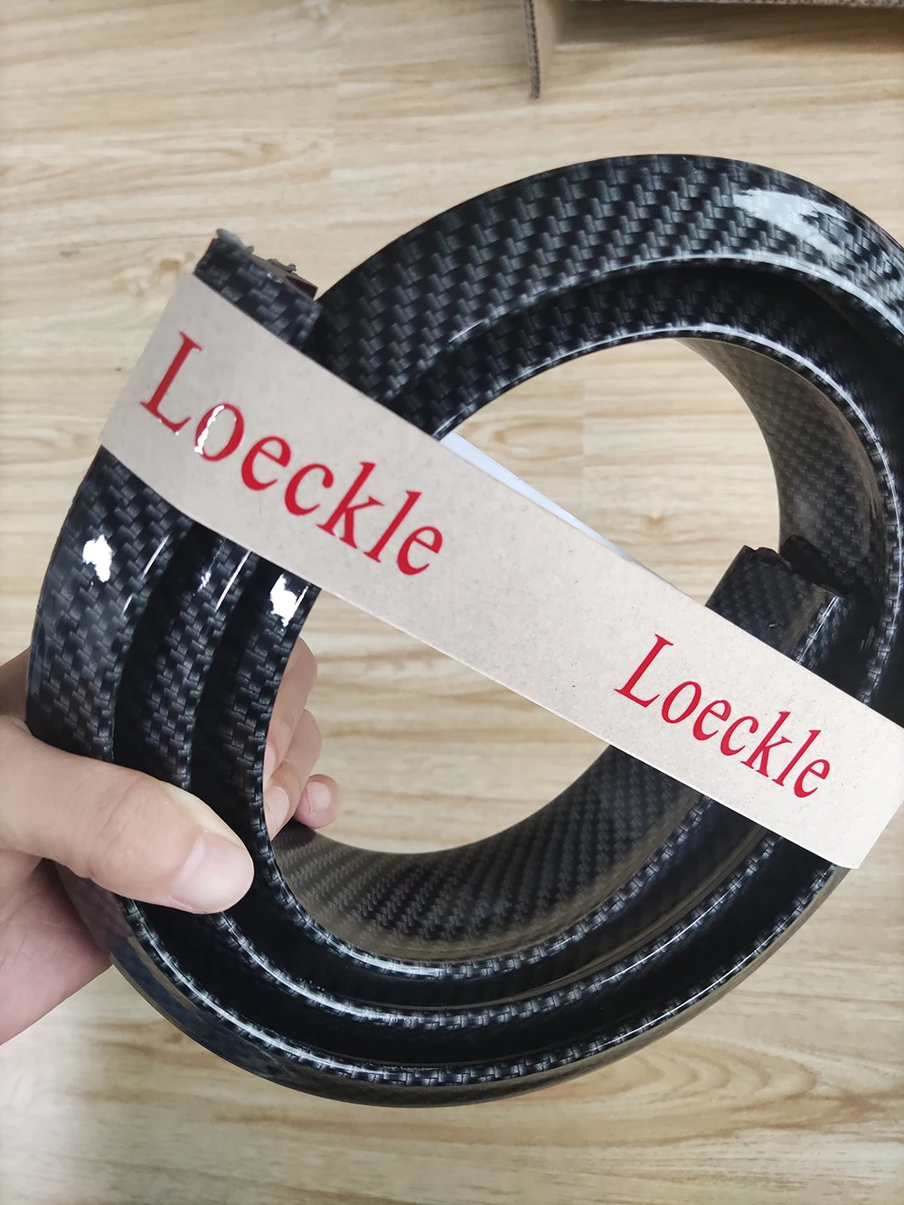 Loeckle Универсальный карбона и оптоволокна для телефона 3,2x150 см гоночный автомобиль задний автомобильный спойлер DIY багажник на заднюю часть крыши