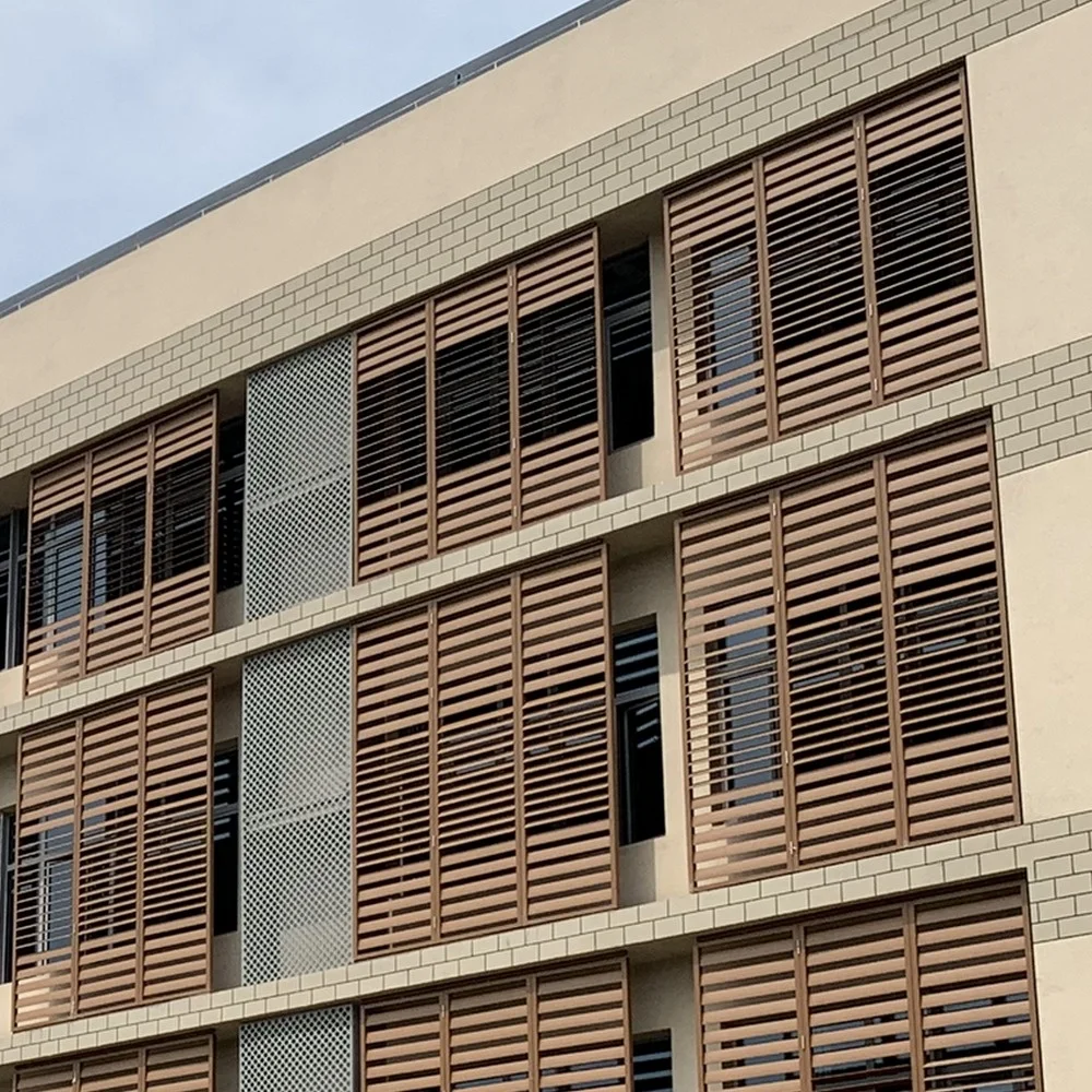 Aluminium Exterior Sunshade Folding Louver Shutter
