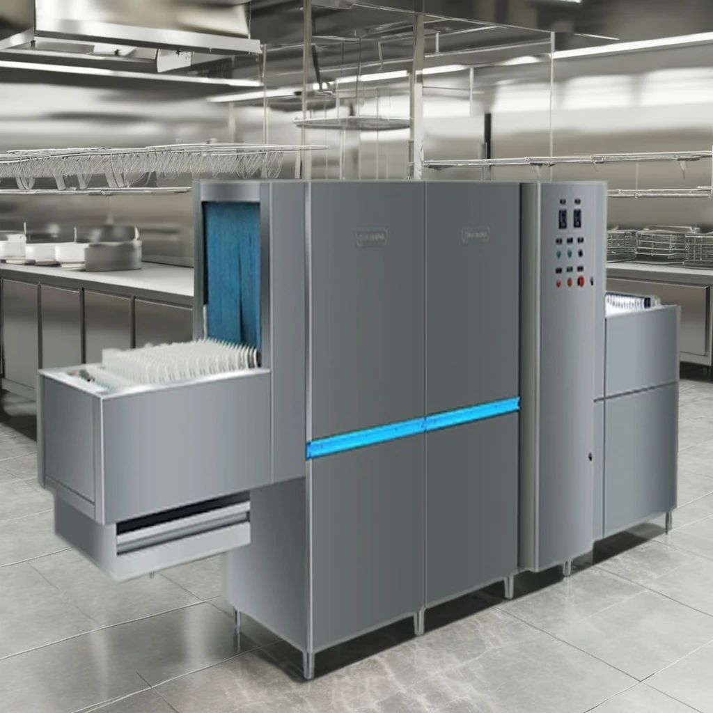 Commercial Grade Sles For Dishwashing Automatic Conveyor Commercial Dishwashers