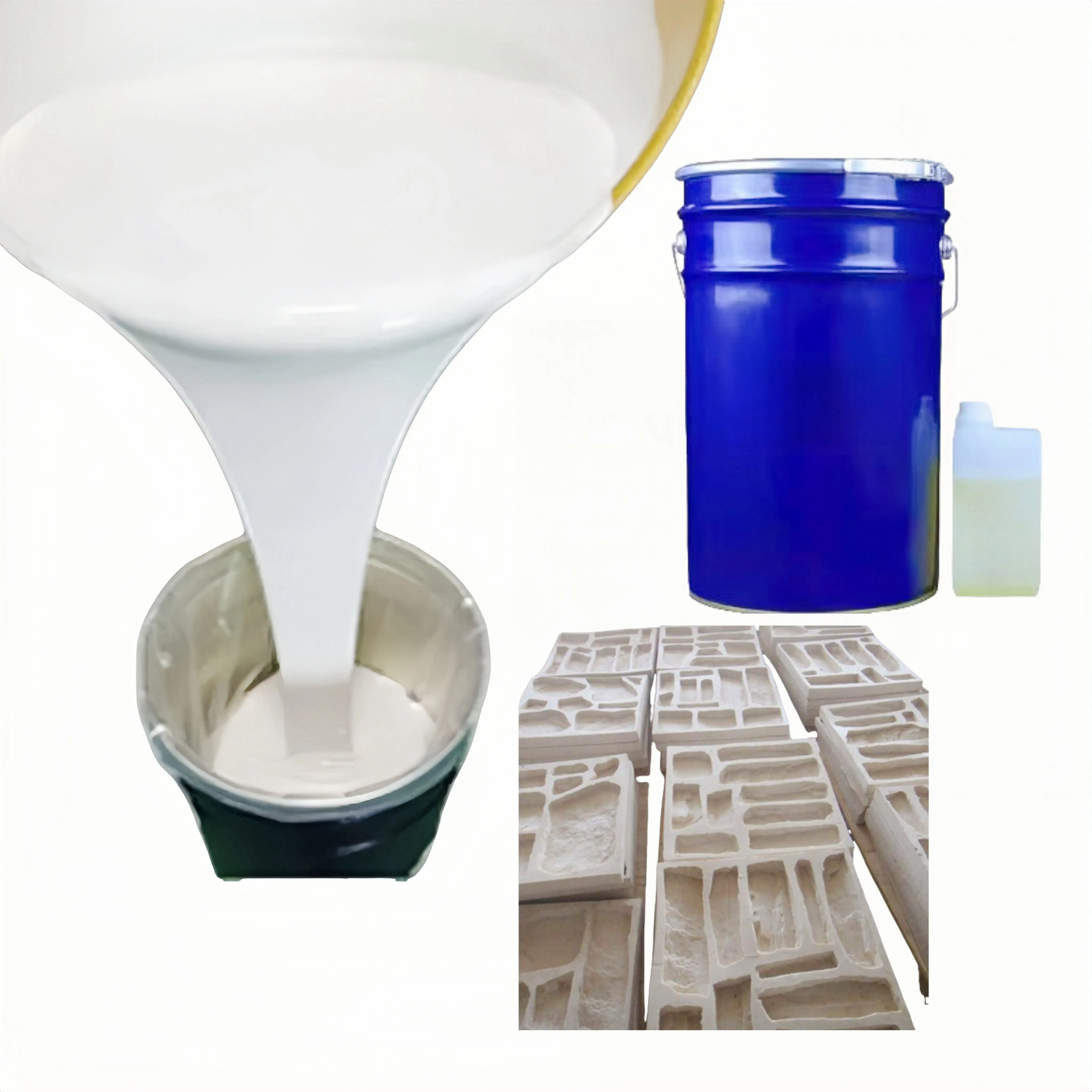 Polyurethane Liquid Silicone Casting Rubber Suppliers High Strength Concrete Molds For Plaster Resin Handicrafts