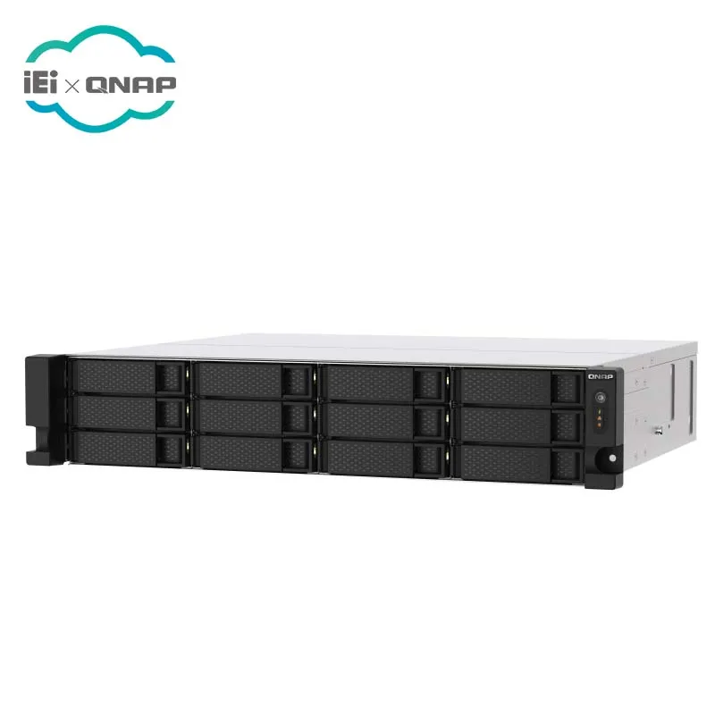  Сетевое хранилище TS-1273AU-RP NAS приведенный в действие четырехъядерным процессором AMD Ryzen процессор кэш PCIe расширения для виртуальных