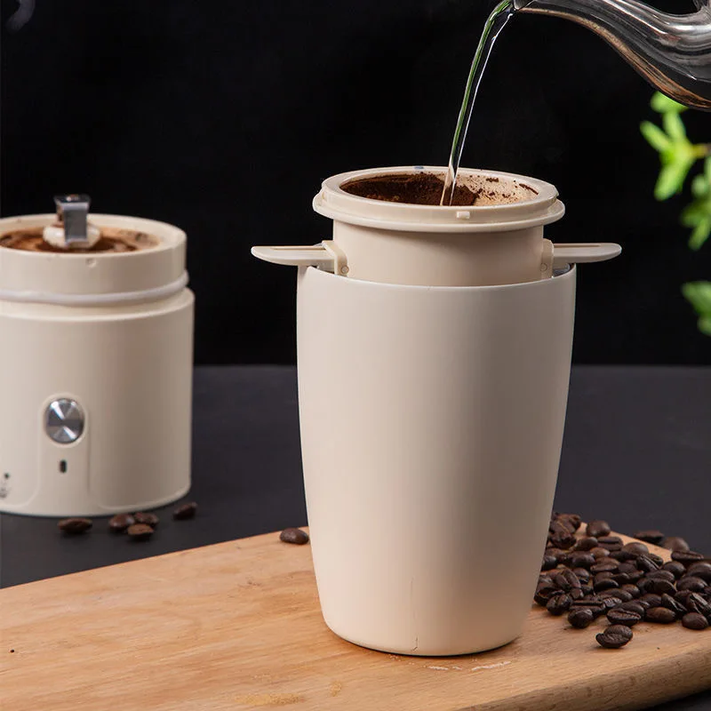 Portable 25 seconds fast grinding high-tech 304 stainless steel healthy mini portable coffee makers