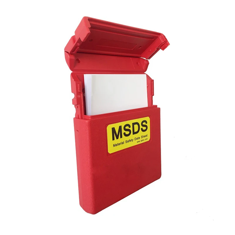 Wall Mounted  MSDS Storage Box Holder Mafnet Fixation