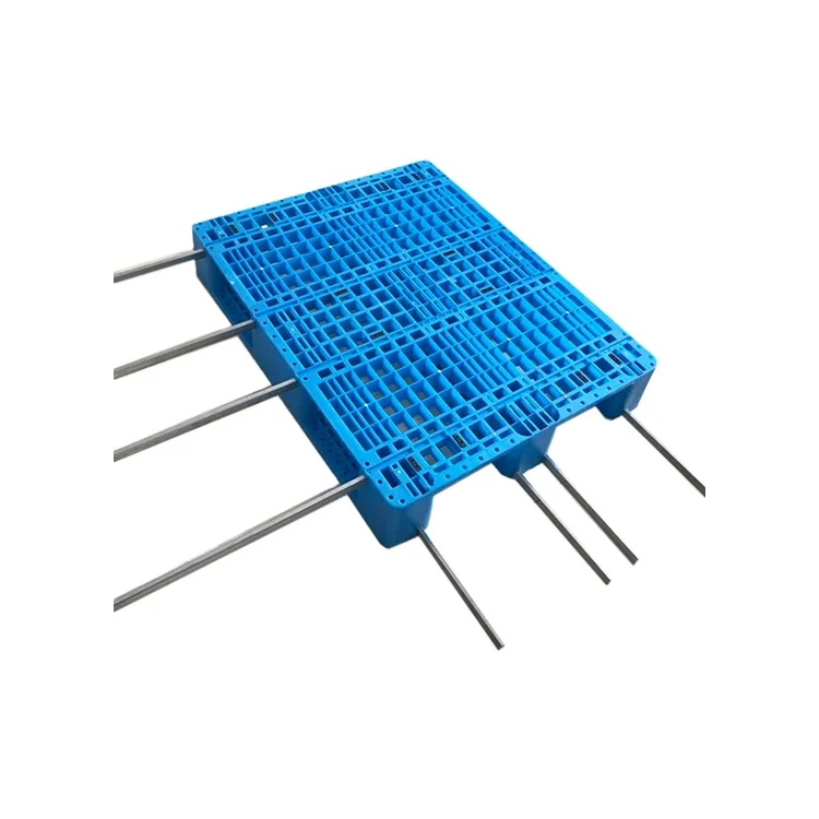 Высокое качество Хорошая цена HDPE стеллажи пластиковые поддоны с полностью стальными трубами