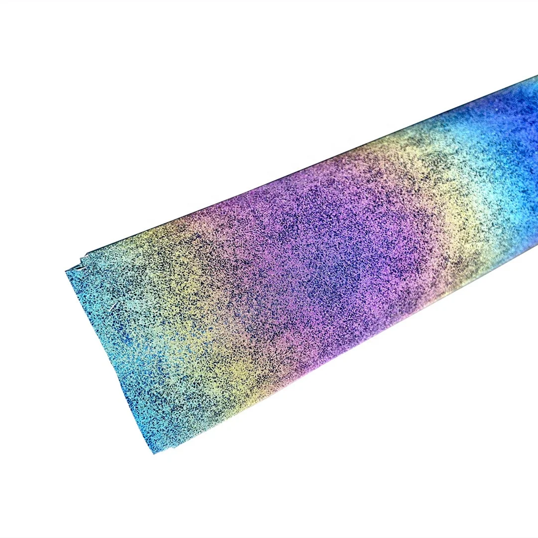 Reflective colorful particles htv,  Heat Transfer Vinyl ,   for clothing, bags or shoes, wholesale roll